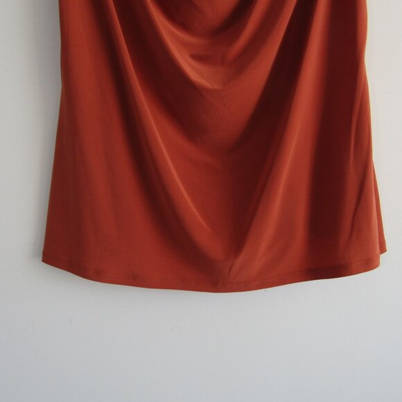 Sami & Jo Women's Cowl Neck Tank Top Set of 2 Green Orange 1X Business Casual - Picture 4 of 16